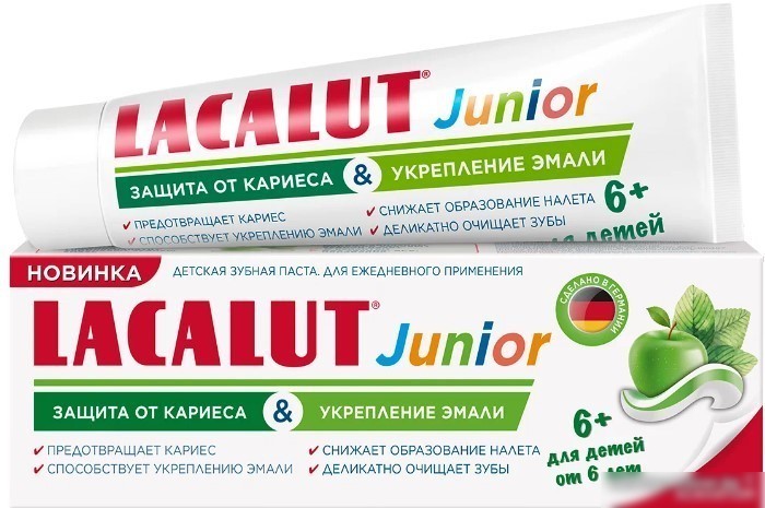 Зубная паста LACALUT Junior 6+ 65 г Зубная паста LACALUT Junior 6+ 65 г