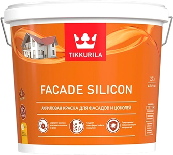 Краска Tikkurila Facade Silicon VVA Фасадная 2.7 л (глубокоматовый)