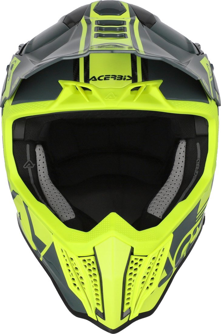 Мотошлем Acerbis Airstrike-C 0026832.457.064 (M, черный/флуоресцентный желтый)