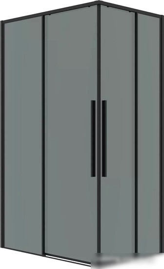Душевой уголок Grossman Galaxy 110x90x195 300.K33.01.1190.21.10 (черный матовый/тонированное стекло)