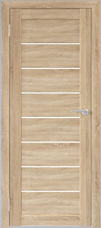 Межкомнатная дверь Юни Бона 01 90x200 (дуб сонома/стекло белое)