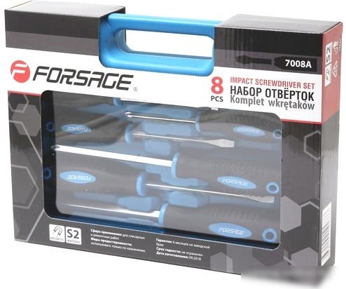 Набор отверток FORSAGE F-7008A (8 предметов)