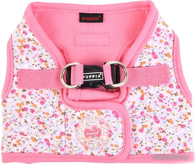 Шлейка-жилетка Puppia Wildflower PAUA-HB1826-PK-M (розовый)