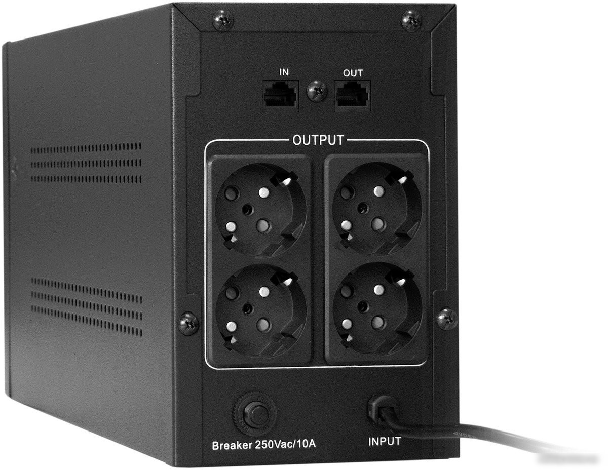 Источник бесперебойного питания ExeGate SpecialPro UNB-1000.LED.AVR.4SH.RJ