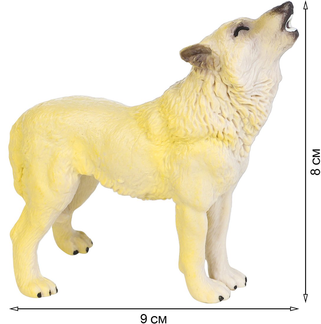 Набор фигурок Masai Mara Мир диких животных. Семья полярных волков MM211-214
