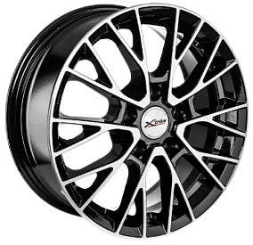 Литые диски X'trike X-135 16x6.5" 5x114.3мм DIA 66.1мм ET 40мм BK/FP