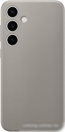 Чехол для телефона Samsung Vegan Leather Case S24+ (серо-коричневый)