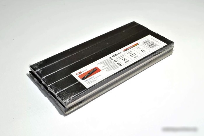 Металлический канал для переплета OPUS Classic 217x16 мм OCH1621710CZA (10 шт, черный)