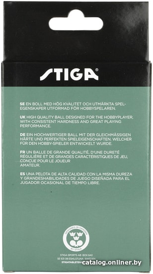Мяч Stiga Master 40+ (белый, 6 шт)