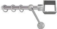 Карниз для штор Lm Decor Куб 177 1р гладкий (сатин, 3м)