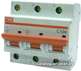 Выключатель автоматический TDM Electric ВА 47-100 3Р 16А (C) 10кА SQ0207-0068 Выключатель автоматический TDM Electric ВА 47-100 3Р 16А (C) 10кА SQ0207-0068
