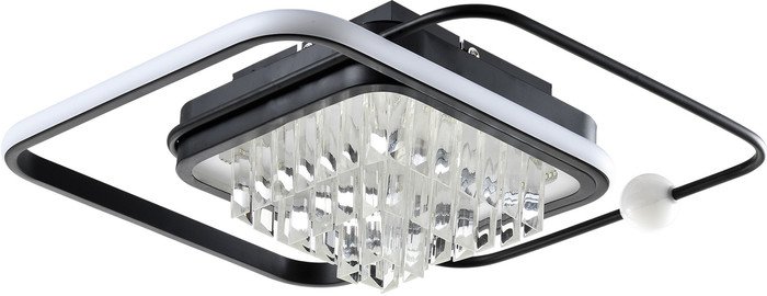 Припотолочная люстра LED4U L8022-450 BK