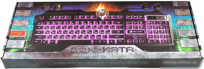 Клавиатура Dialog KGK-25U Silver