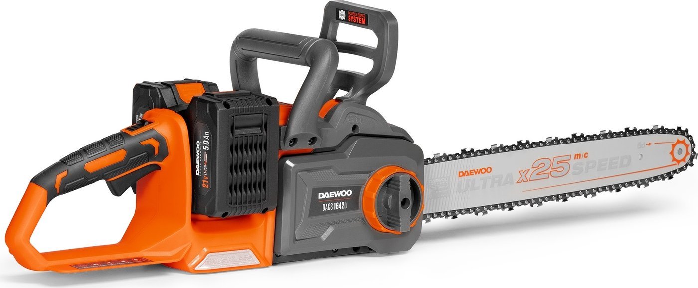 Аккумуляторная пила Daewoo Power DACS 1642Li Set (с 2-мя АКБ)