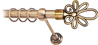 Карниз для штор Lm Decor Астра 170 1р гладкий (антик, 2.8м)