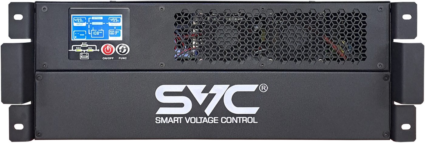 Источник бесперебойного питания SVC RT-3KL-LCD/RP8