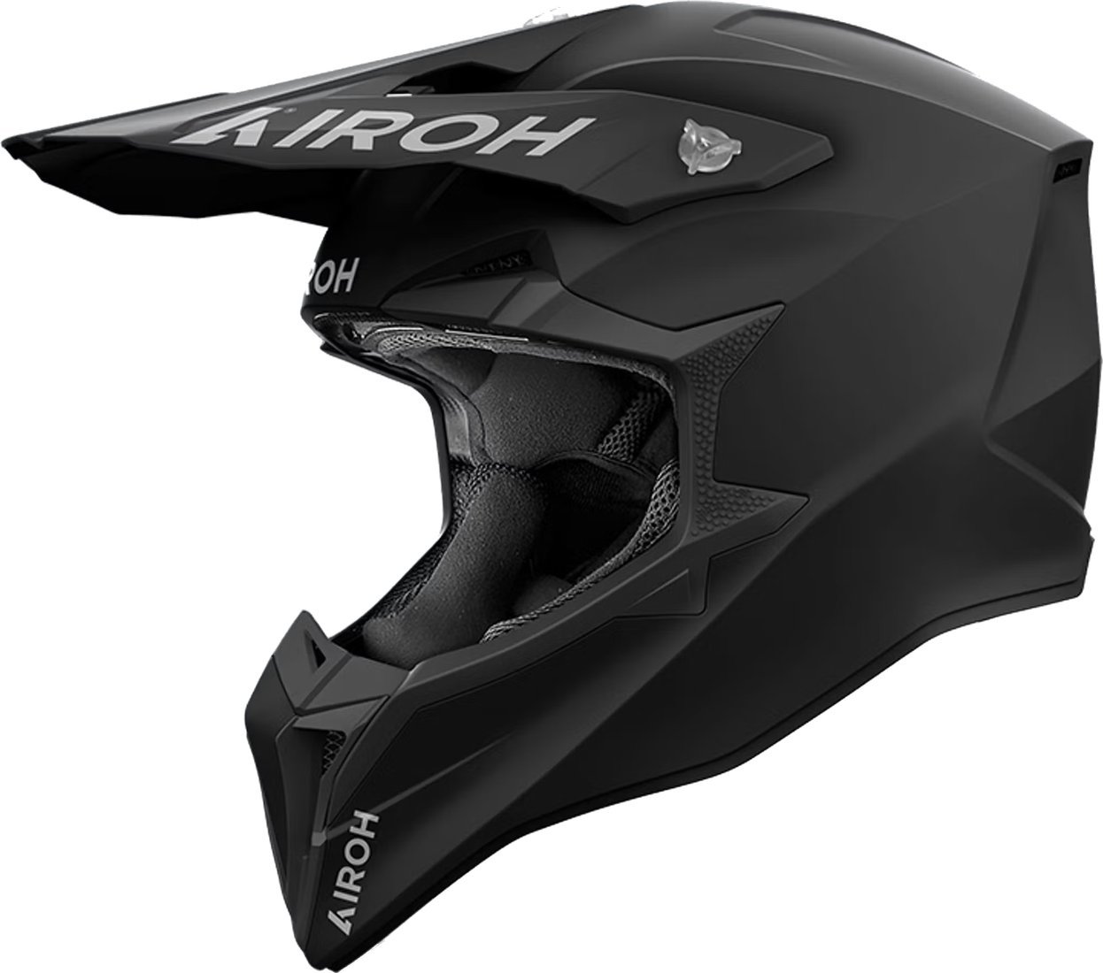 Мотошлем Airoh WRAAAP Color WRA11-XXS (XXS, черный матовый)