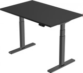 Стол Smartstol Slim 120x80x1.8 (черный/черный)