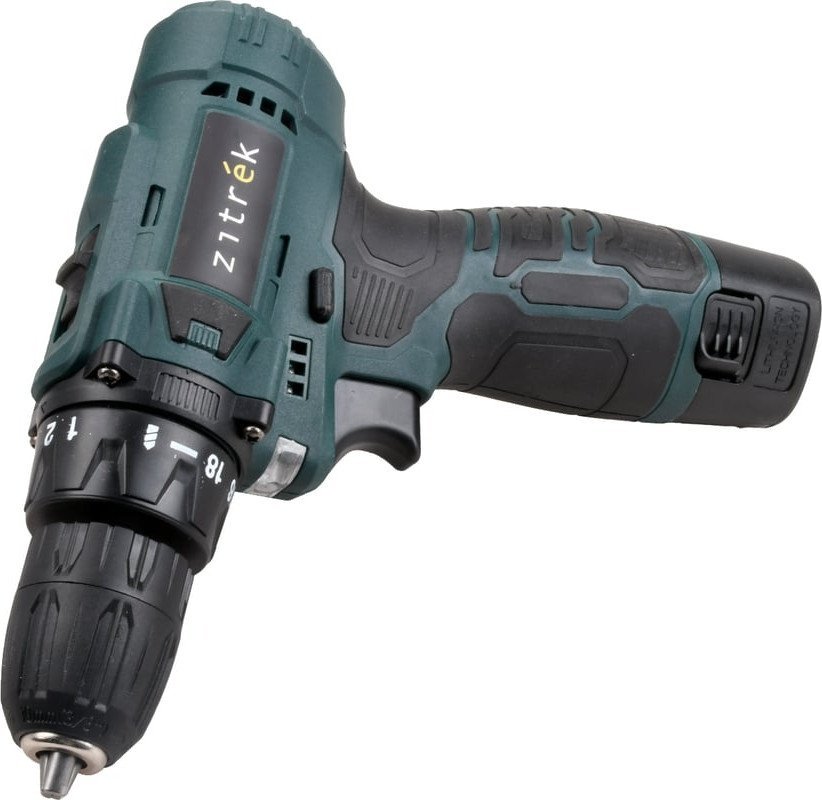 Дрель-шуруповерт Zitrek Green 12V Max 085-1016 (с 2-мя АКБ)