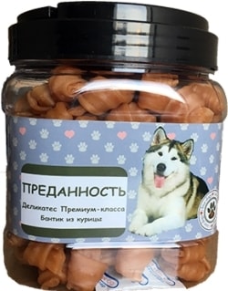 Лакомство для собак O'dog Преданность - Бантик из курицы 750 г