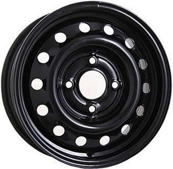 Штампованные диски ТЗСК Daewoo/Nexia 14x5.5" 4x100мм DIA 56.6мм ET 49мм Черный глянец