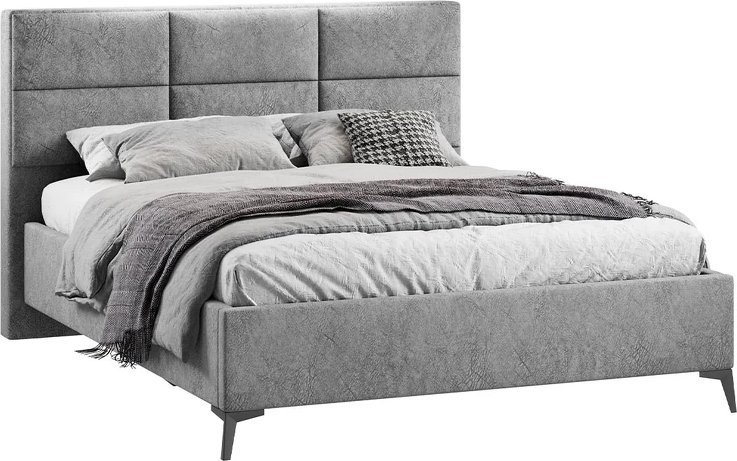 Кровать Трия Делана Тип 1 с подъемным механизмом 160x200 (микровелюр Wellmart Silver)