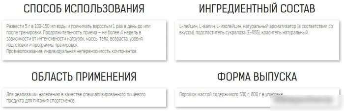 Аминокислоты Binasport BCAA (500г, черная смородина)