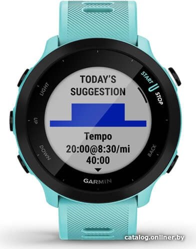Умные часы Garmin Forerunner 55 (бирюзовый)