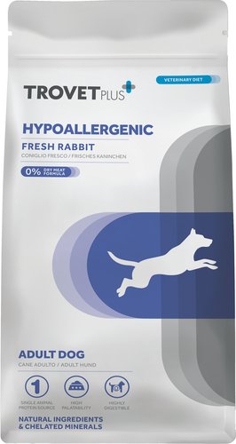 Сухой корм для собак Trovet Plus Adult Dog Hypoallergenic Fresh Rabbit (10кг)