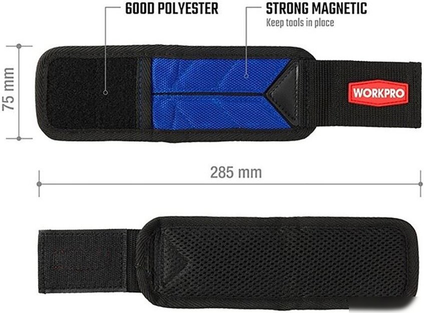 Манжета магнитная на руку Workpro WP289002