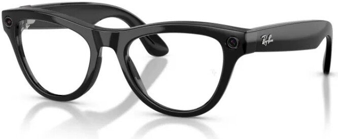 Умные очки Ray-Ban Meta Skyler RW4010 (черный глянцевый/аметист)