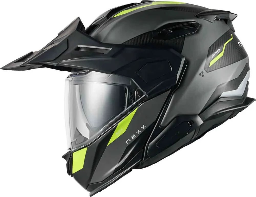 Мотошлем Nexx Helmets X.LFC Terra (XL, серый/неон)
