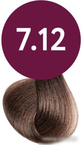 Масло для окрашивания Ollin Professional Megapolis Безаммиачное 7/12 (50мл, русый пепельно-фиолетовый)