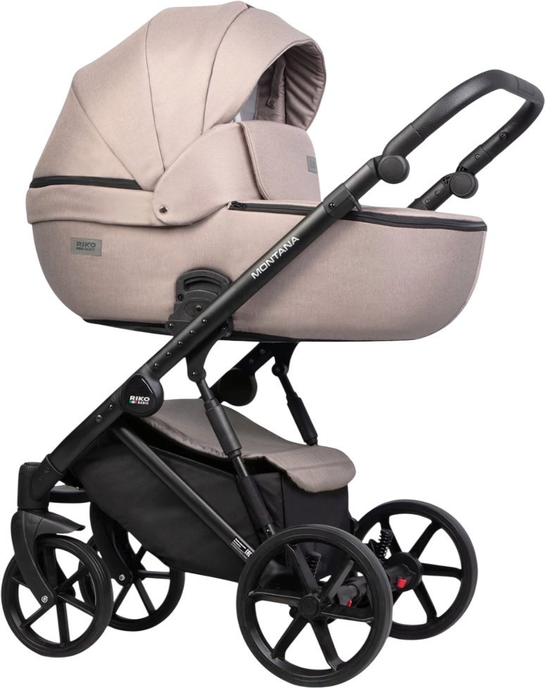 Универсальная коляска Riko Montana X 3 В 1 Basic (бежевый)