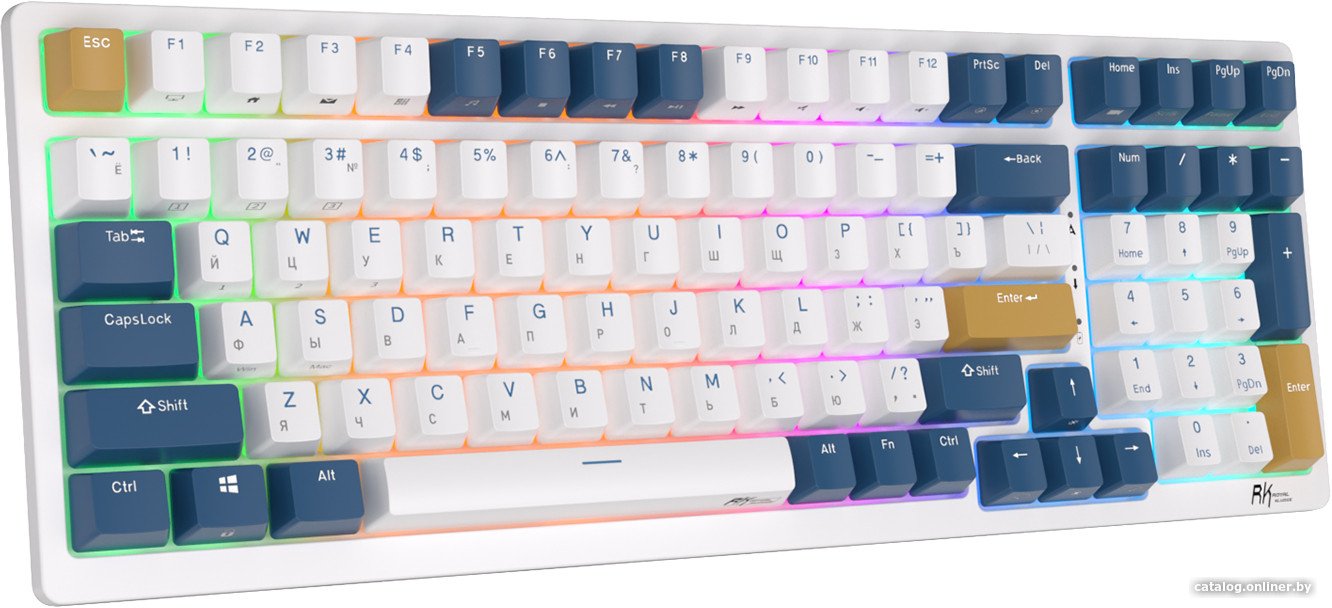 Клавиатура Royal Kludge RK98 RGB Klein Blue (RK Blue)