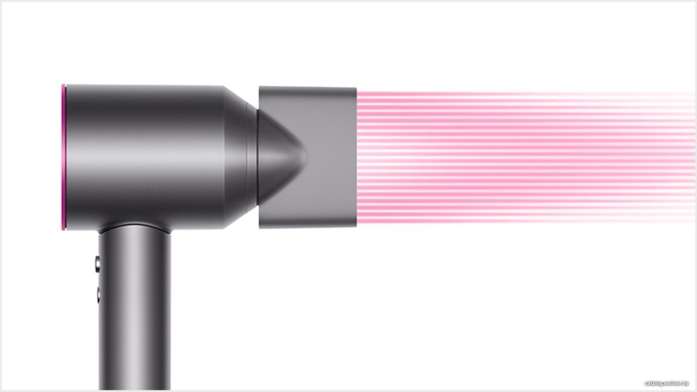 Фен Dyson HD08 Supersonic (с переходником на евровилку, никель/медный)
