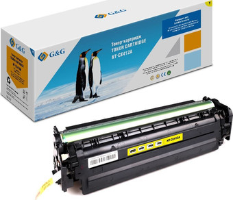 Картридж G&G NT-CE412A (аналог HP CE412A)