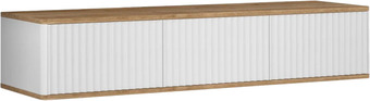 Тумба Shtabe Royal 5030 эко (белый/дуб кантри золотой)