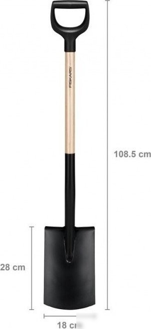 Лопата штыковая прямая Fiskars 1066722
