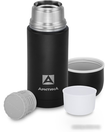 Термос Арктика 105-500 500мл (черный текстурный)
