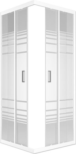 Душевой уголок Метакам City Trend White 90x90x185 (без поддона)