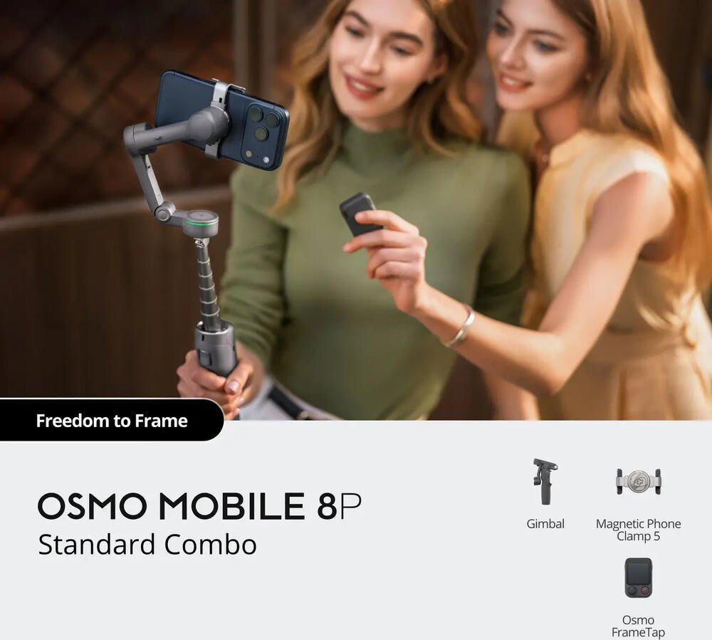 Стабилизатор DJI Osmo Mobile 8P Standard Combo (темно-серый)
