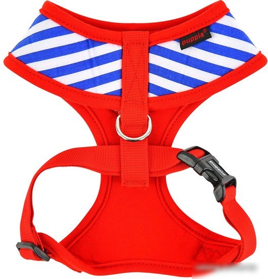 Шлейка Puppia Sport PATA-HA1735-RB-S (красный/голубой)
