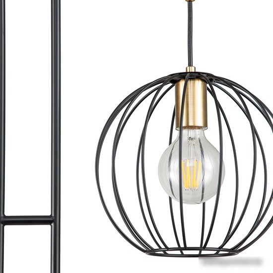 Торшер Escada 10176/2 E27*60W Black/Brass