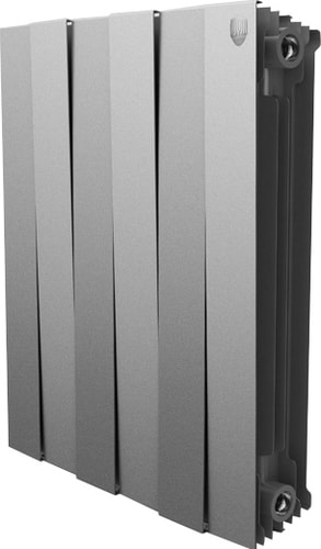 Биметаллический радиатор Royal Thermo PianoForte 500 Silver Satin (3 секции)