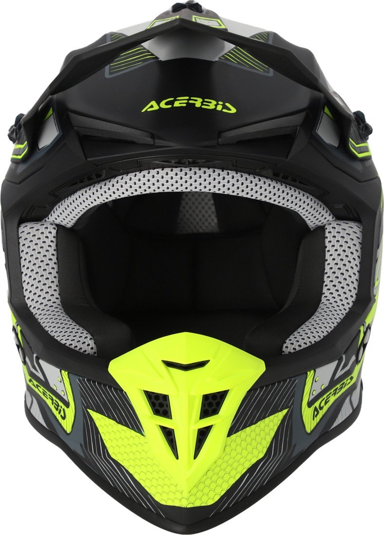 Мотошлем Acerbis Linear 22-06 0025316.457.069 (XXL, черный/флуоресцентный желтый)