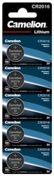 Батарейки Camelion CR2016 5 шт. [CR2016-BP5]