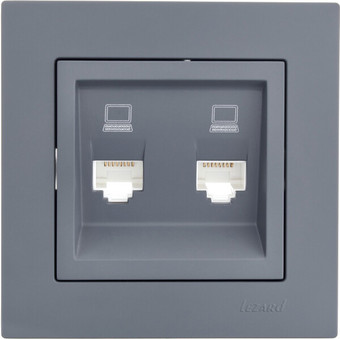 Розетка компьютерная Lezard Vesna 742-3488-141