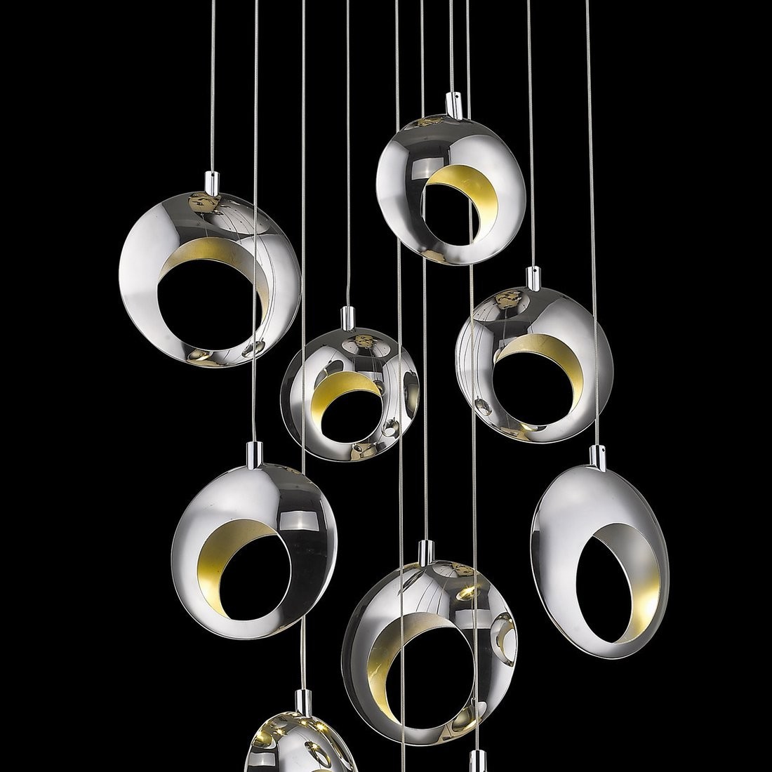 Люстра средней высоты DeLight Collection P98032 (chrome)
