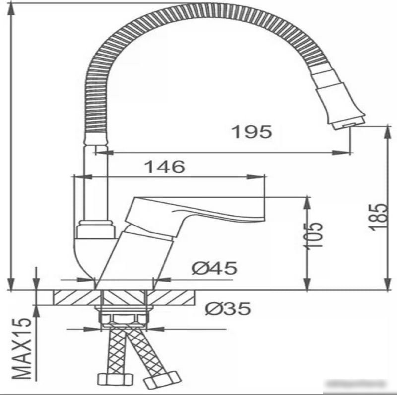 Смеситель Ekko E43101